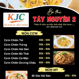 Menu cơm - mì Bê Thui Tây Nguyên 2
